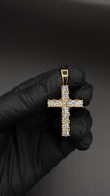 Cargar imagen en el visor de la galería, 3.5ct Moissanite Tennis Cross - Ragetown Jewelers