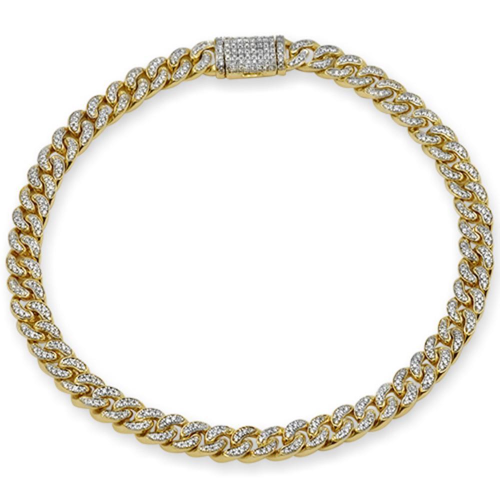 0.83ct Diamond Cuban Bracelet - Ragetown Jewelers