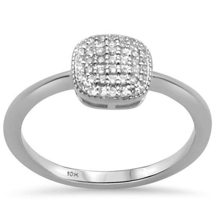 .25ct Diamond Cluster Solitaire Ring - Ragetown Jewelers