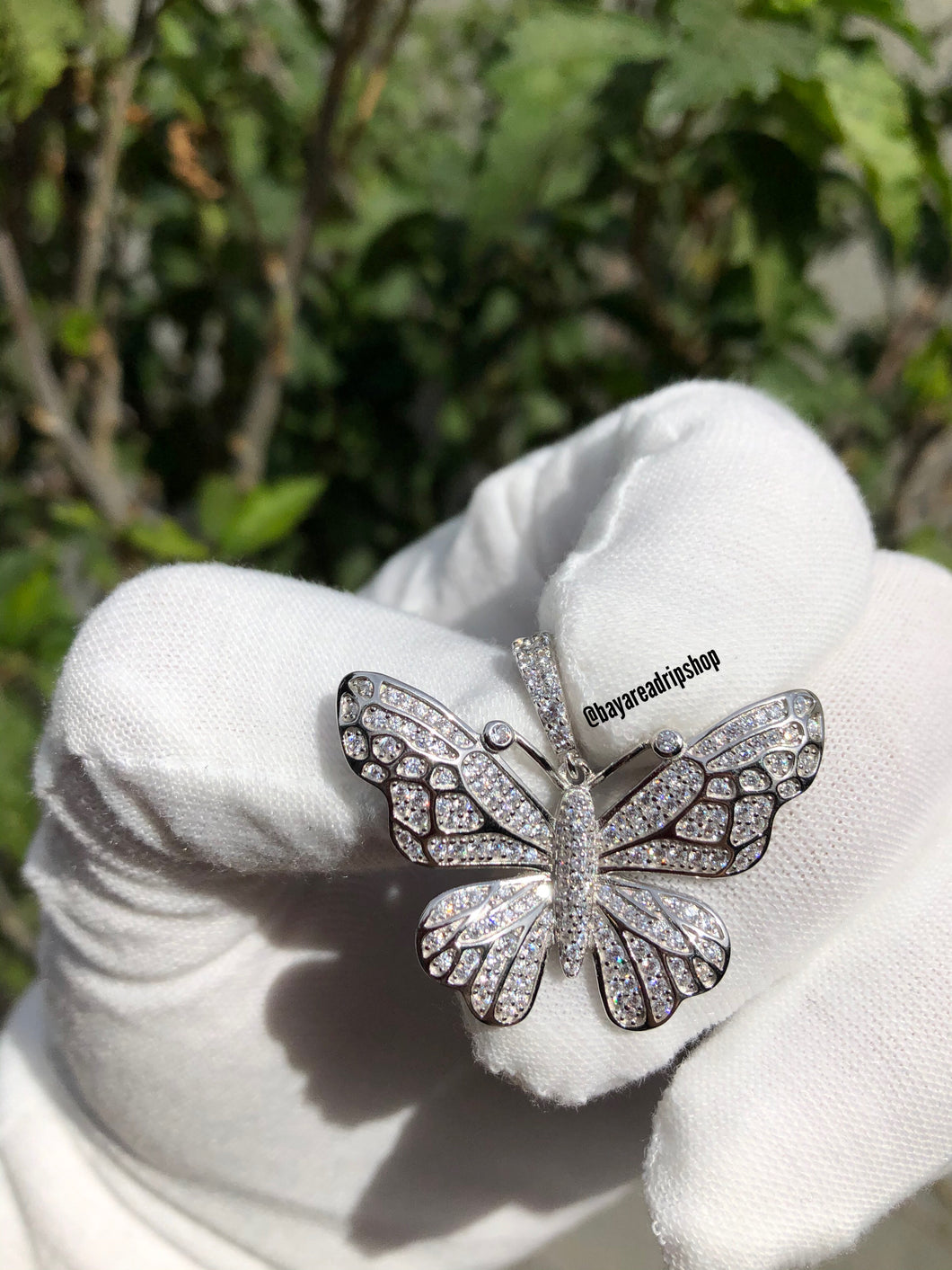 925 Silver Butterfly Pendant - Bay Area Drip Shop