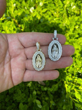 Load image into Gallery viewer, 1.4ct Moissanite Virgin Mary Pendant - Ragetown Jewelers
