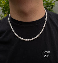 Cargar imagen en el visor de la galería, 925 Silver Rope Chain - Ragetown Jewelers
