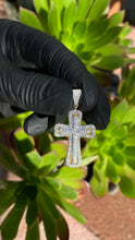 Load image into Gallery viewer, 925/14k 3D Layered Cross - Ragetown Jewelers
