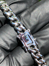 Load image into Gallery viewer, 925 Silver 6mm Iced Out Cuban Link - Bay Area Drip Shop
