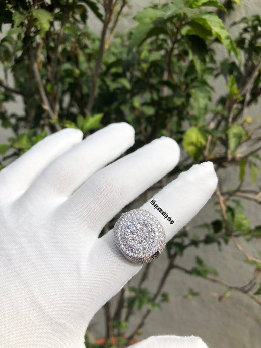 925 Silver Cluster Ring - Bay Area Drip Shop