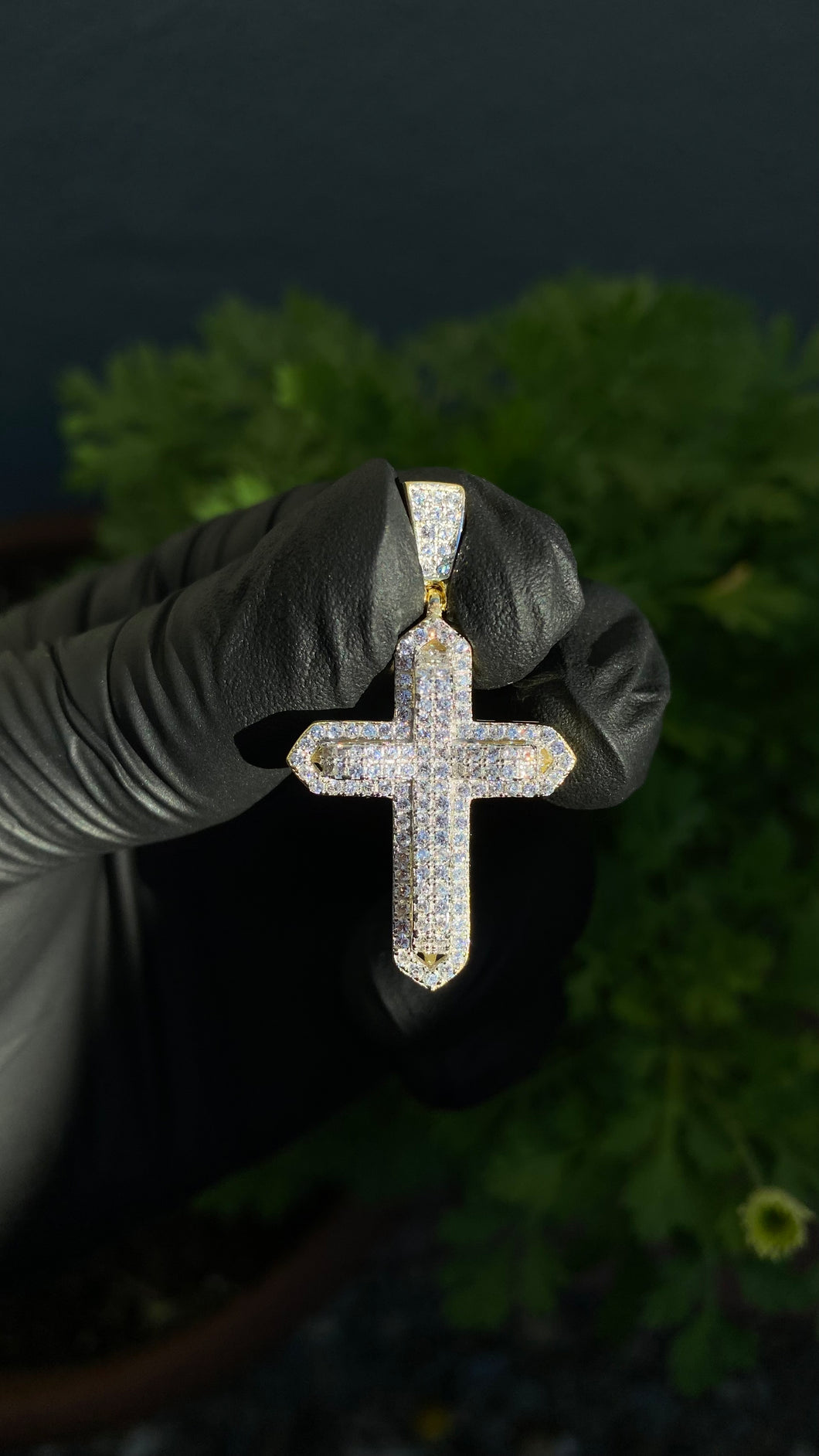 925/14k Cross Pendant - Ragetown Jewelers