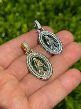 Load image into Gallery viewer, 1.4ct Moissanite Virgin Mary Pendant - Ragetown Jewelers

