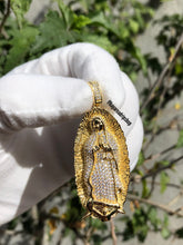 Load image into Gallery viewer, 925 Silver Large Virgin Mary Pendant - Bay Area Drip Shop
