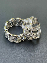 Load image into Gallery viewer, 2ct Moissanite Cuban Link Ring - Ragetown Jewelers
